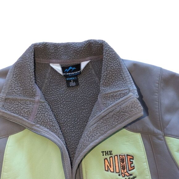 🛍️NILE PRO RODEO GREEN & GRAY JACKET SIZE SMALL - Picture 2 of 7